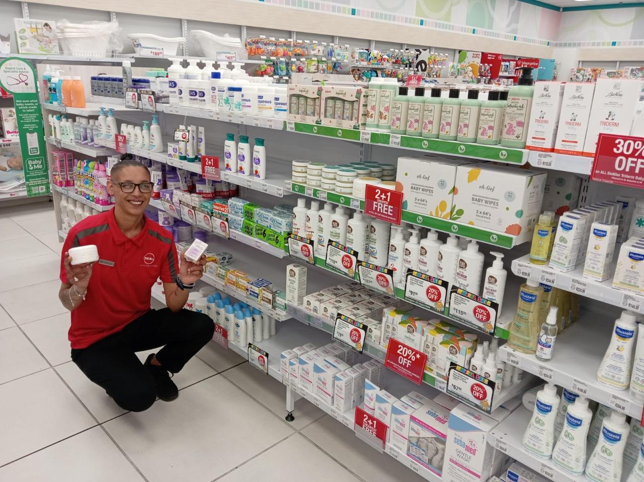 SEAL representative at shelf